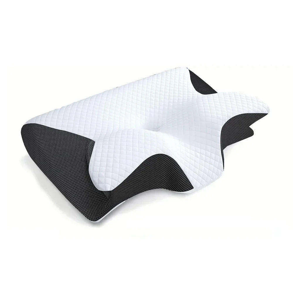 Memory Foam Pillows Butterfly Shaped Relaxing Cervical Slow For Rebound Neck Pillow Pain Relief Sleeping Orthopedic Neck Pillow