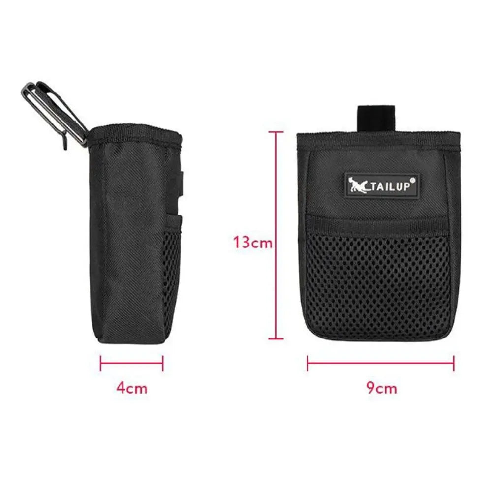 Durable Oxford Cloth Dog Treat Pouch Wearable With Hook Pet Feed Pocket Training Bait Waist Bag Outdoor Walk Train The Dog