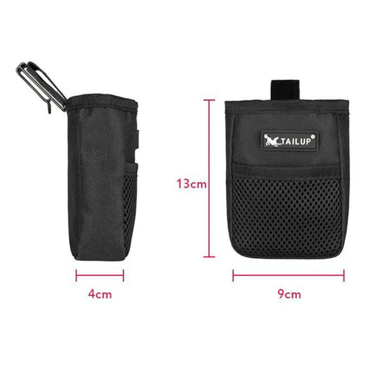 Durable Oxford Cloth Dog Treat Pouch Wearable With Hook Pet Feed Pocket Training Bait Waist Bag Outdoor Walk Train The Dog