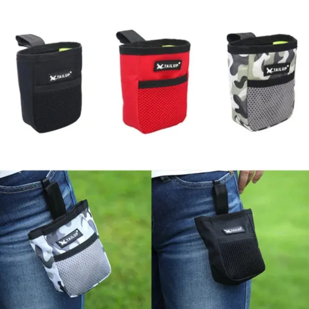 Durable Oxford Cloth Dog Treat Pouch Wearable With Hook Pet Feed Pocket Training Bait Waist Bag Outdoor Walk Train The Dog