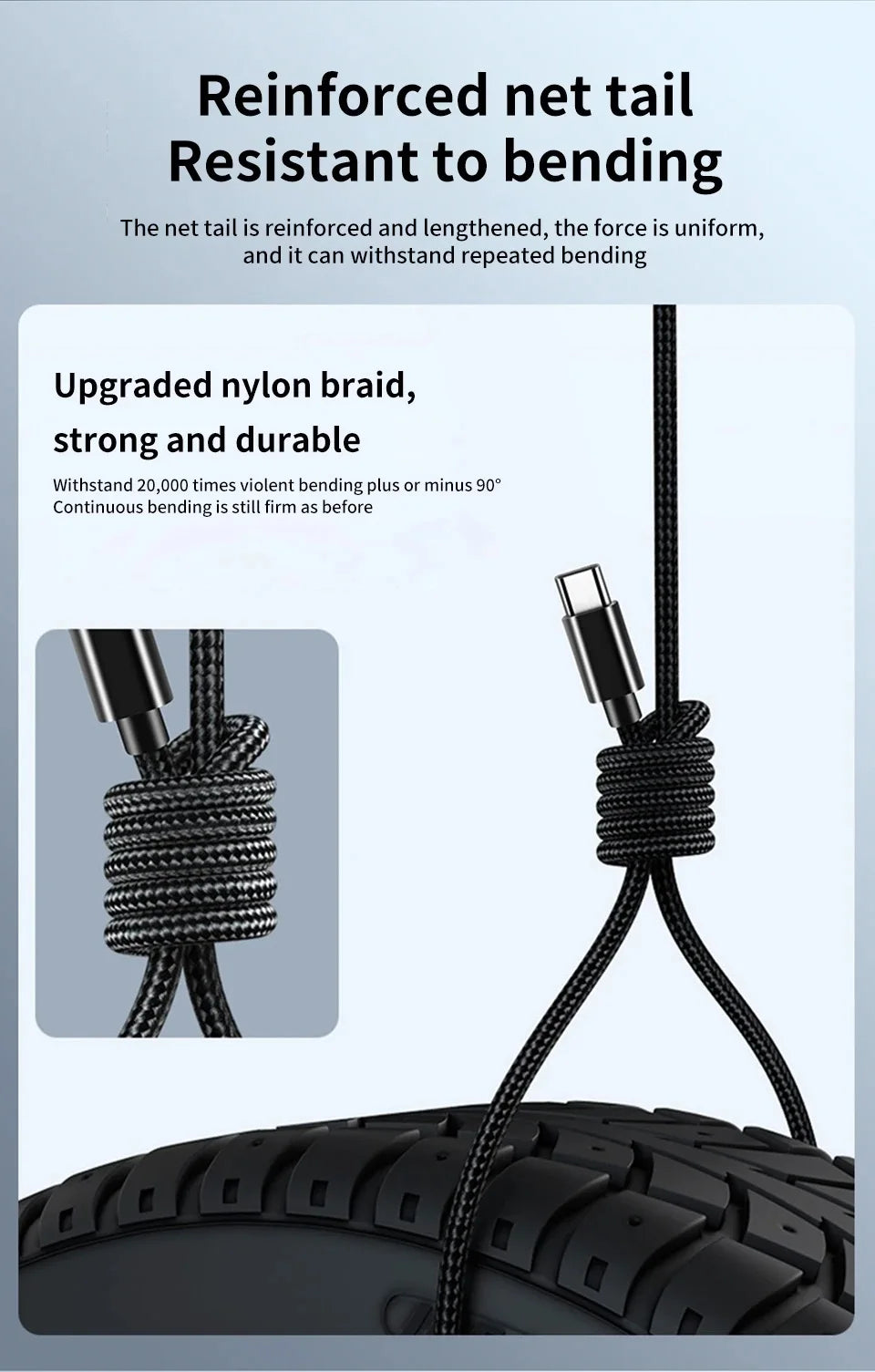 USB C to Mini USB cable Braided USB-C to Mini-USB 5-pin OTG charging Sync Data cable for GPS,Mp4/3,Camera,Dash Cam, C to  Mini B