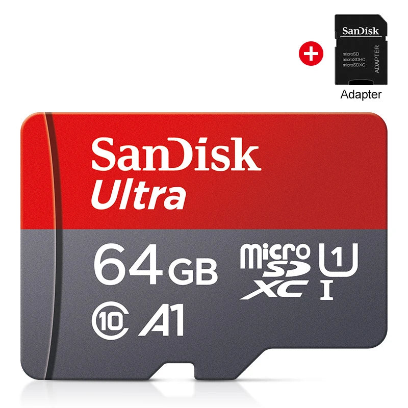 SanDisk Micro-SD Card 32GB 64GB 256GB 128GB A1 Memory Cards Class 10 Flash Drive Cards 32GB cartao de memoria For Phone