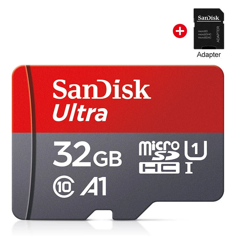 SanDisk Micro-SD Card 32GB 64GB 256GB 128GB A1 Memory Cards Class 10 Flash Drive Cards 32GB cartao de memoria For Phone
