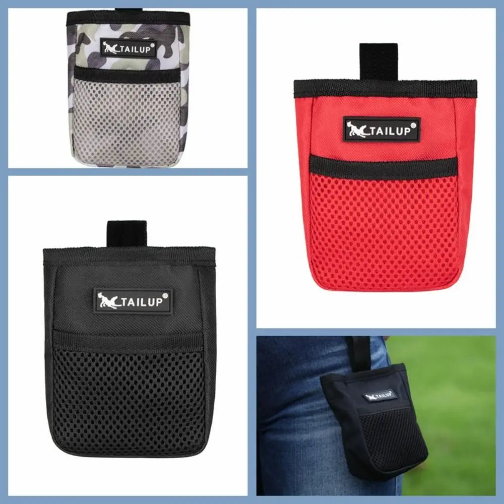 Durable Oxford Cloth Dog Treat Pouch Wearable With Hook Pet Feed Pocket Training Bait Waist Bag Outdoor Walk Train The Dog