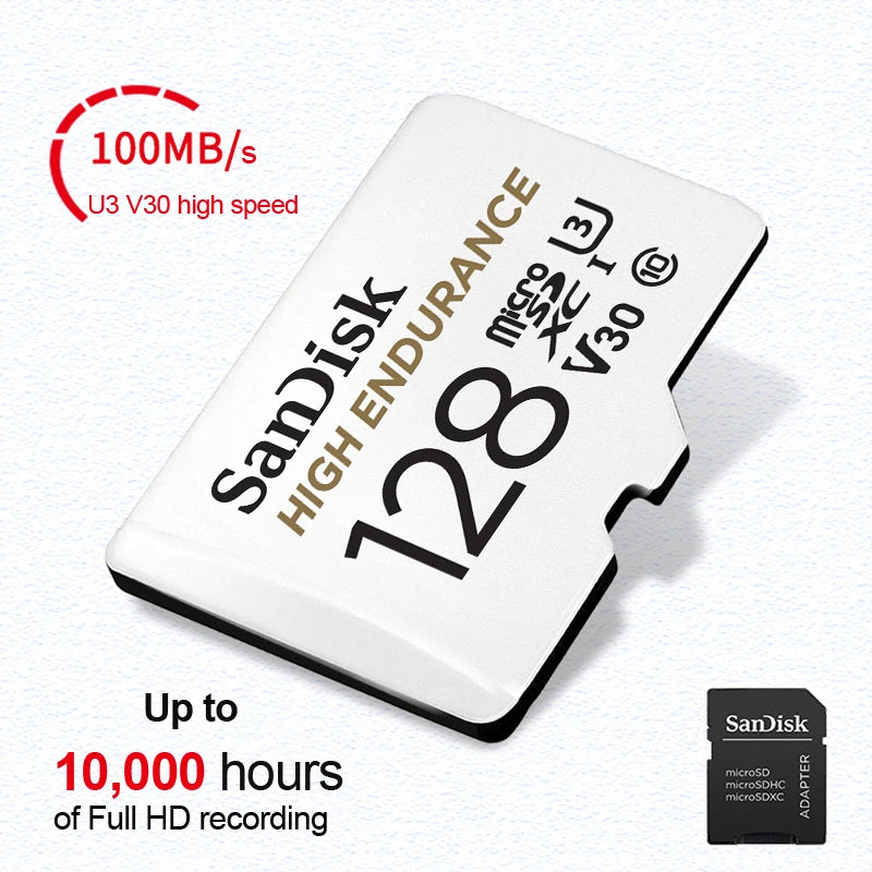 SanDisk Micro-SD Card 32GB 64GB 256GB 128GB A1 Memory Cards Class 10 Flash Drive Cards 32GB cartao de memoria For Phone
